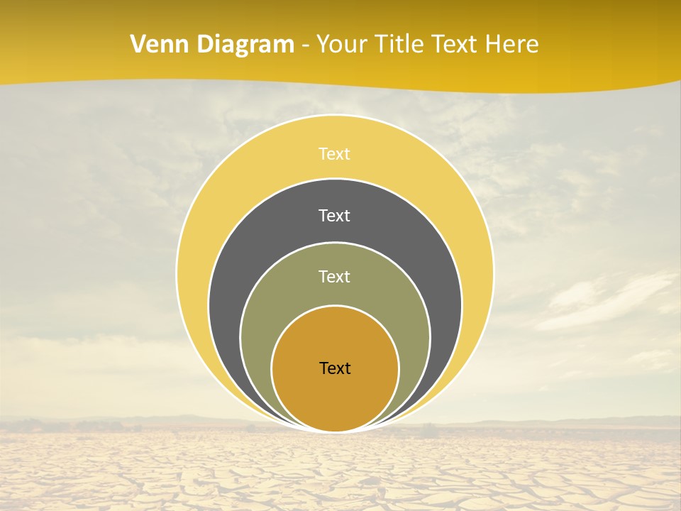 Land Clay Desert PowerPoint Template
