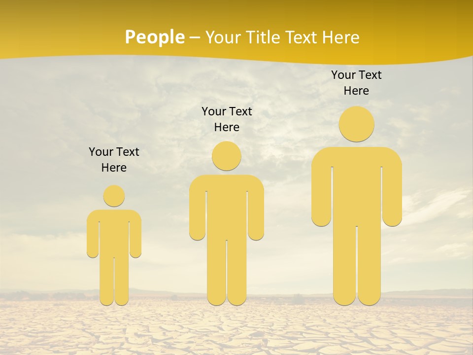 Land Clay Desert PowerPoint Template