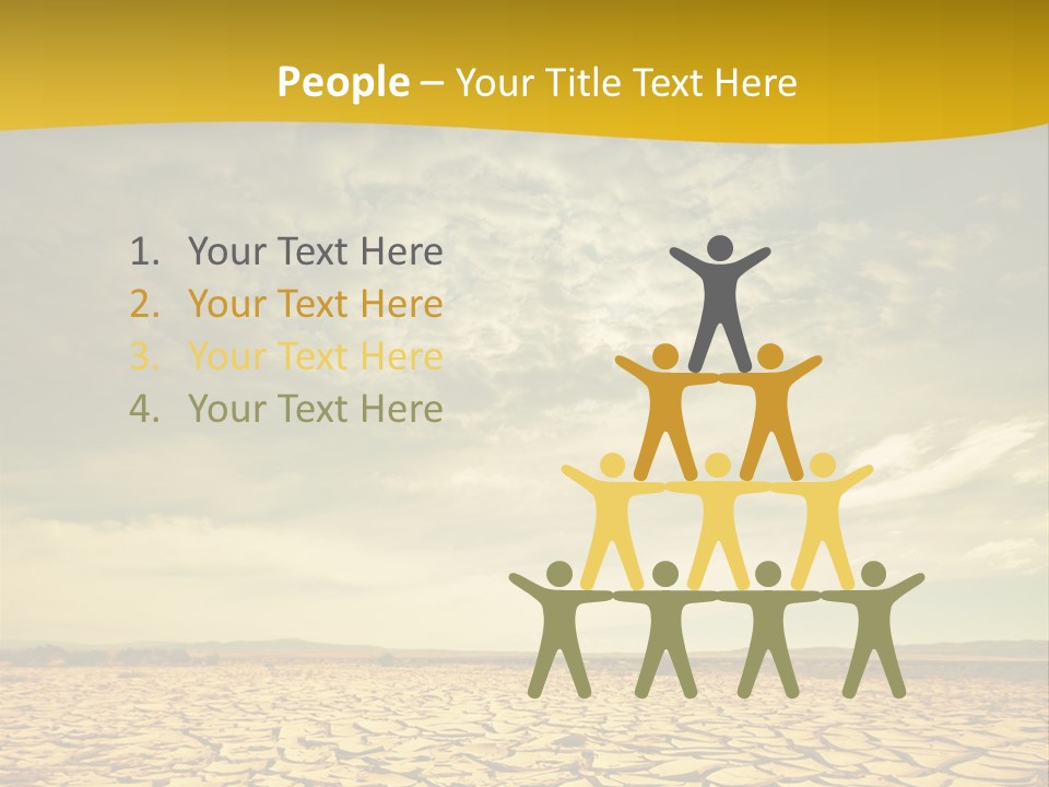 Land Clay Desert PowerPoint Template