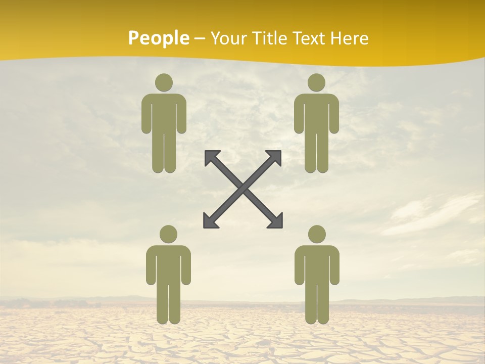 Land Clay Desert PowerPoint Template