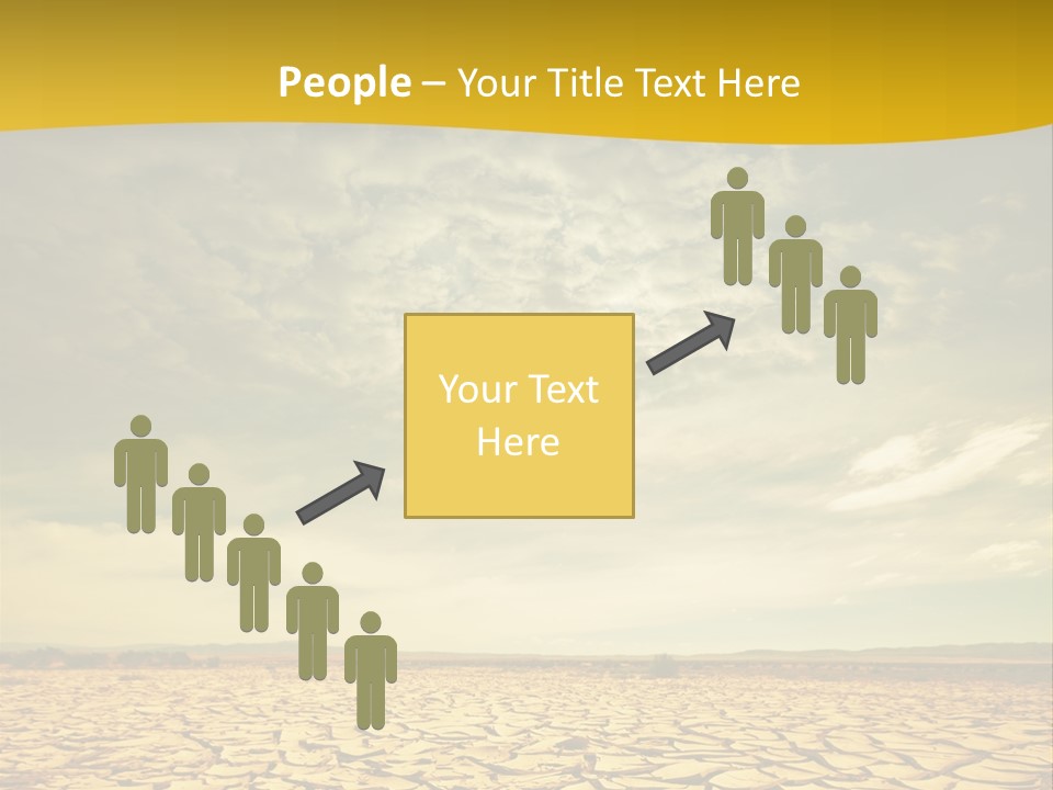 Land Clay Desert PowerPoint Template