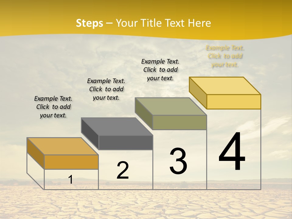 Land Clay Desert PowerPoint Template