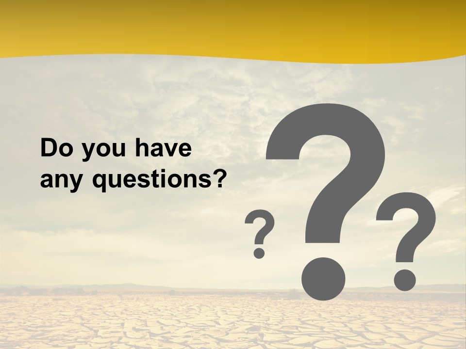 Land Clay Desert PowerPoint Template