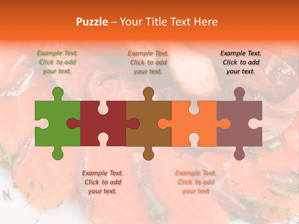 Salmon Meat PowerPoint Template