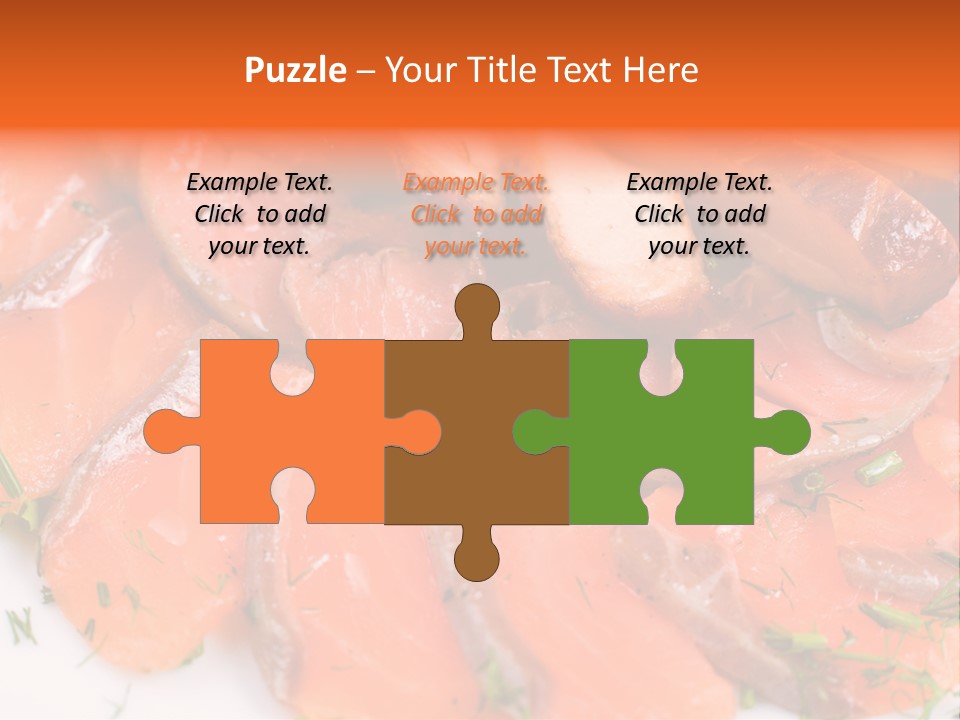 Salmon Meat PowerPoint Template