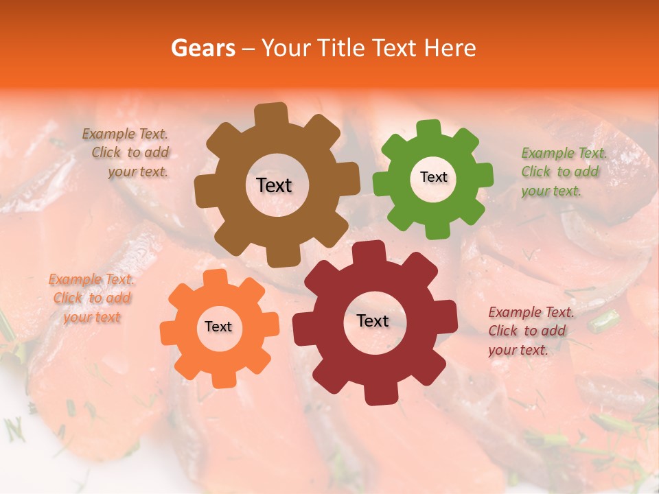 Salmon Meat PowerPoint Template