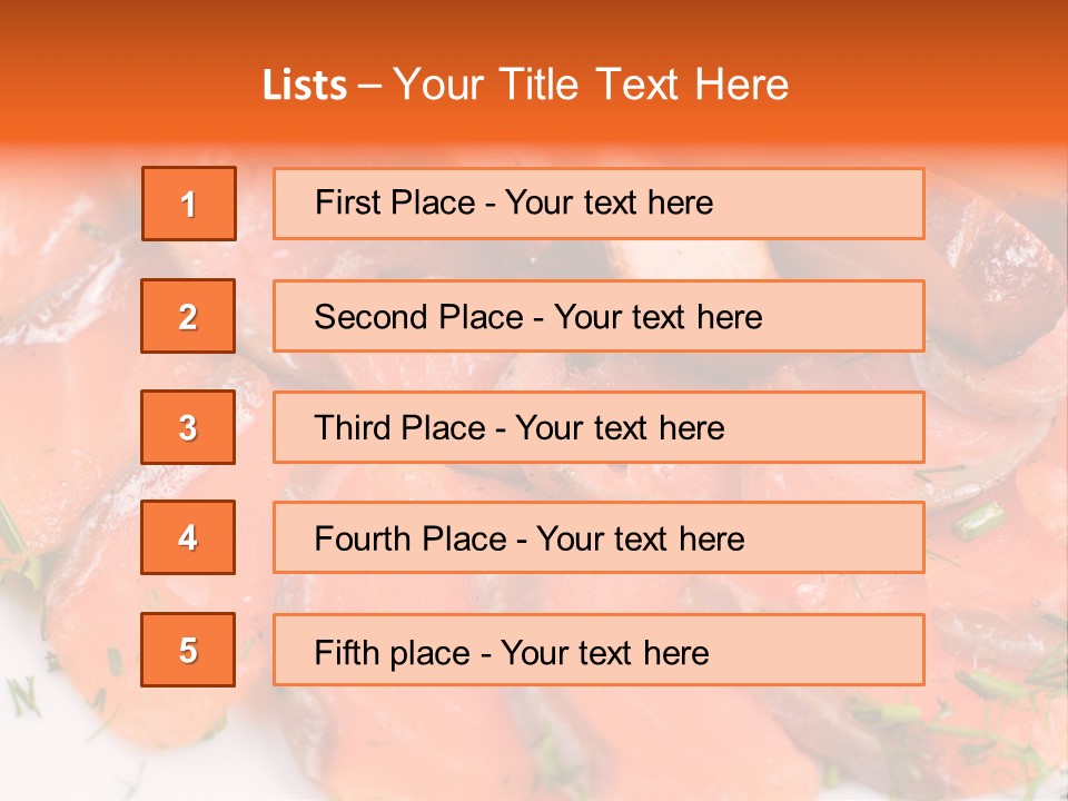 Salmon Meat PowerPoint Template