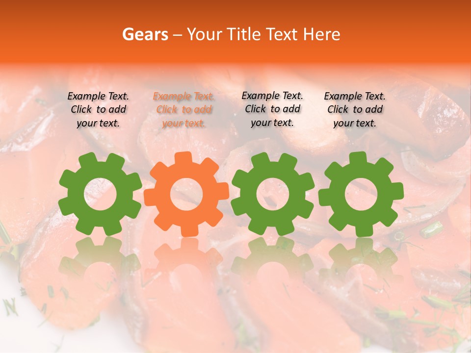 Salmon Meat PowerPoint Template