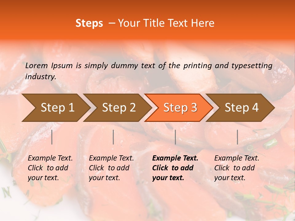 Salmon Meat PowerPoint Template