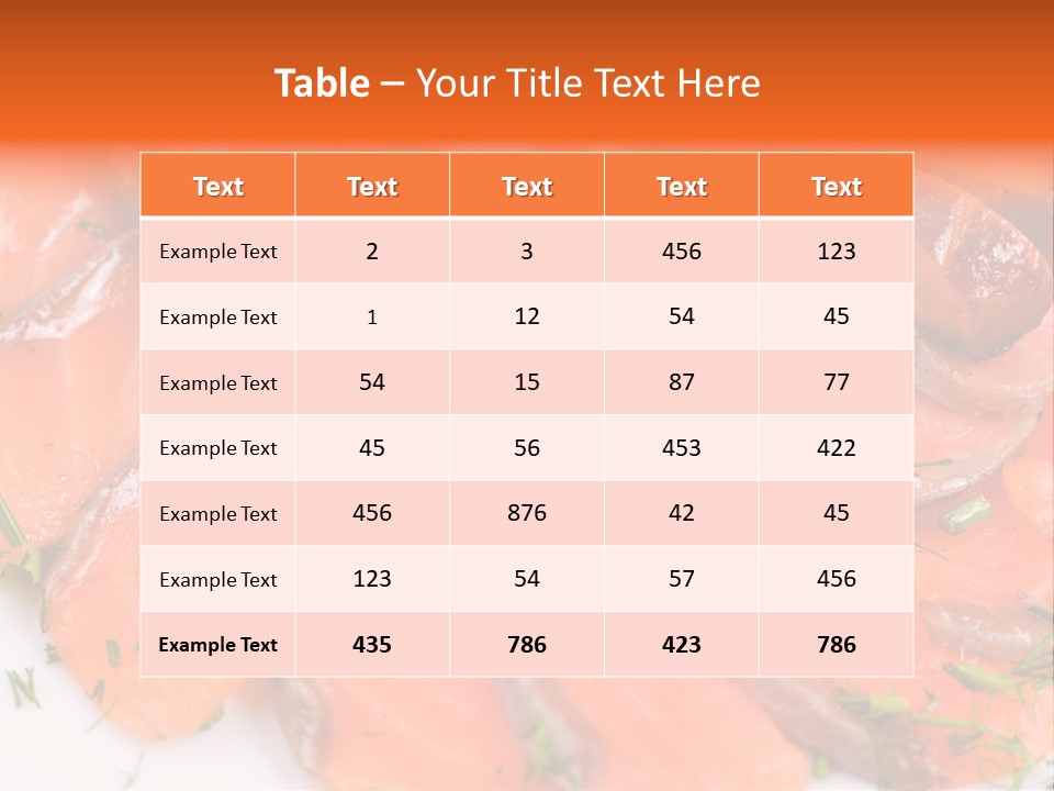Salmon Meat PowerPoint Template