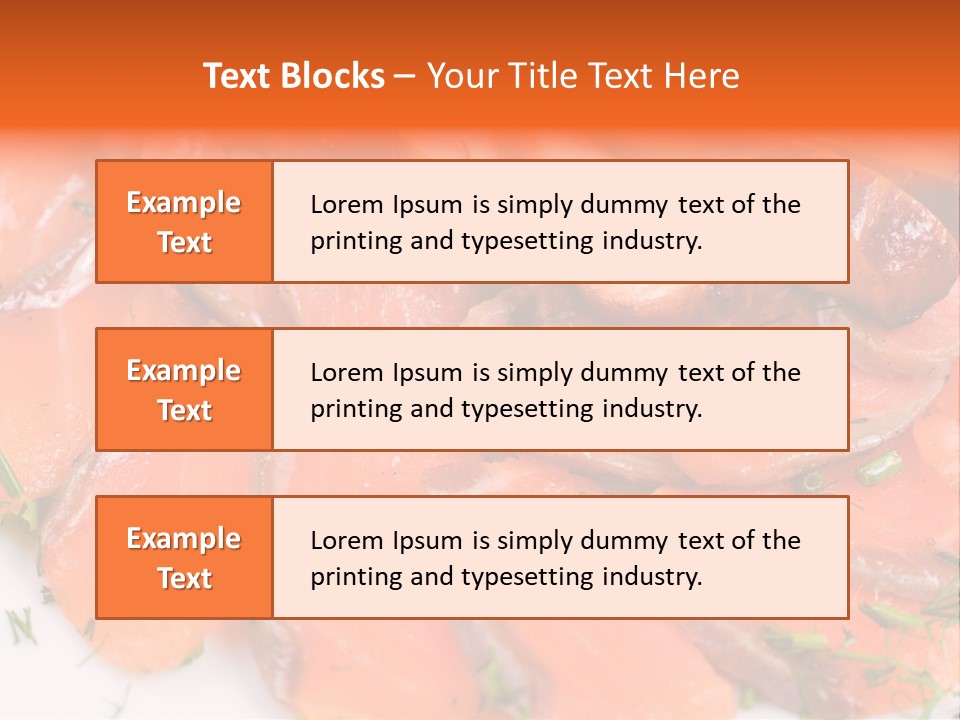 Salmon Meat PowerPoint Template