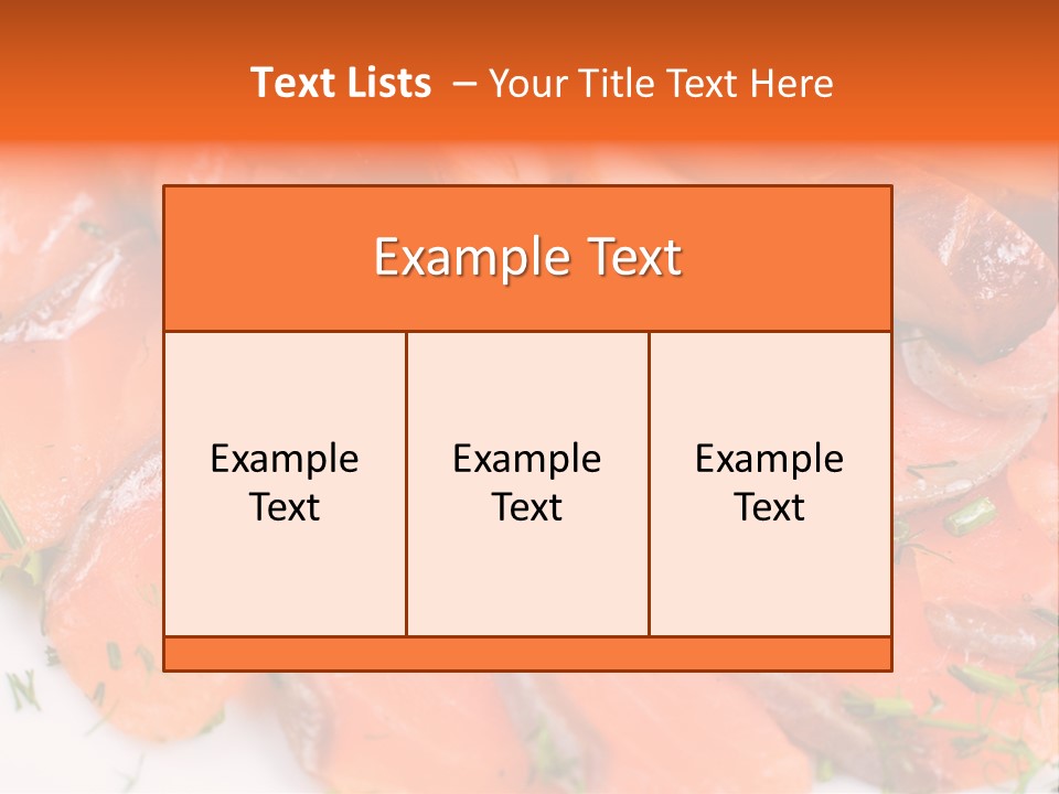 Salmon Meat PowerPoint Template