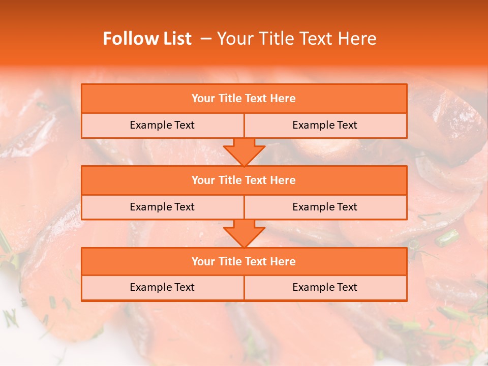 Salmon Meat PowerPoint Template