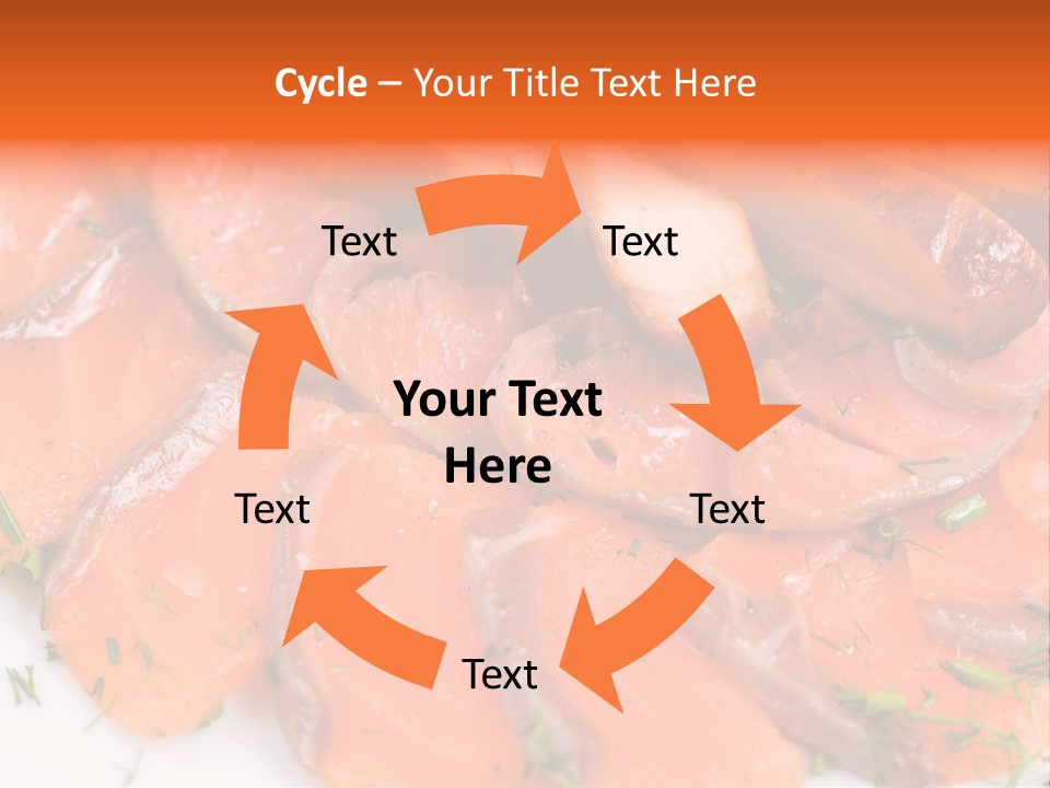 Salmon Meat PowerPoint Template