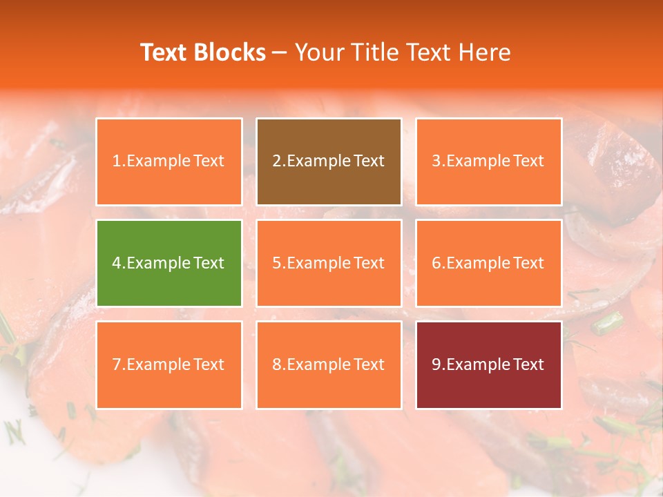 Salmon Meat PowerPoint Template