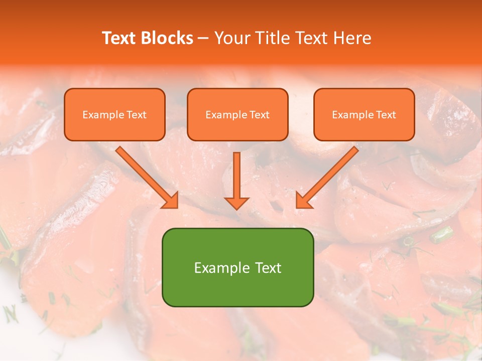 Salmon Meat PowerPoint Template
