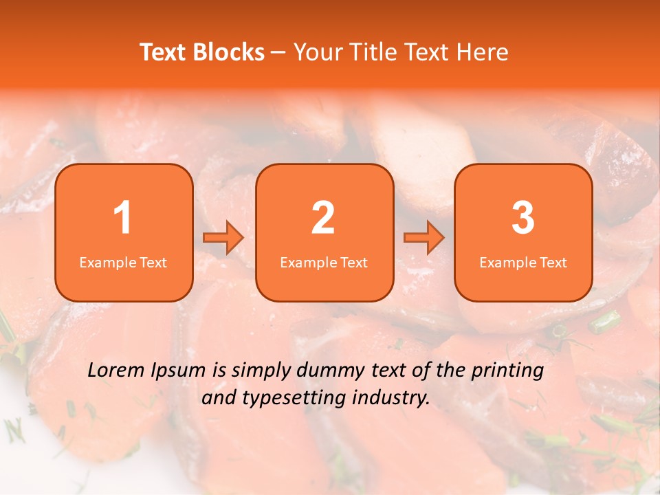 Salmon Meat PowerPoint Template