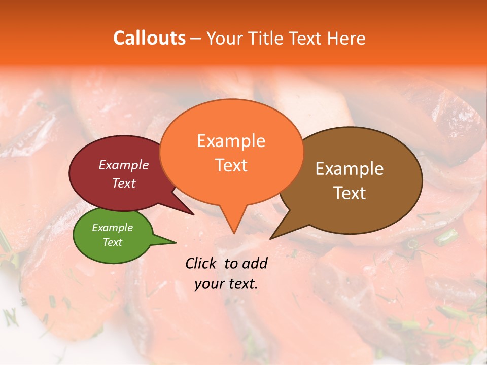 Salmon Meat PowerPoint Template