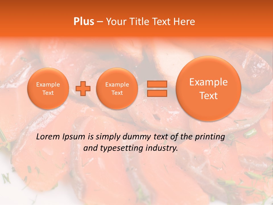 Salmon Meat PowerPoint Template