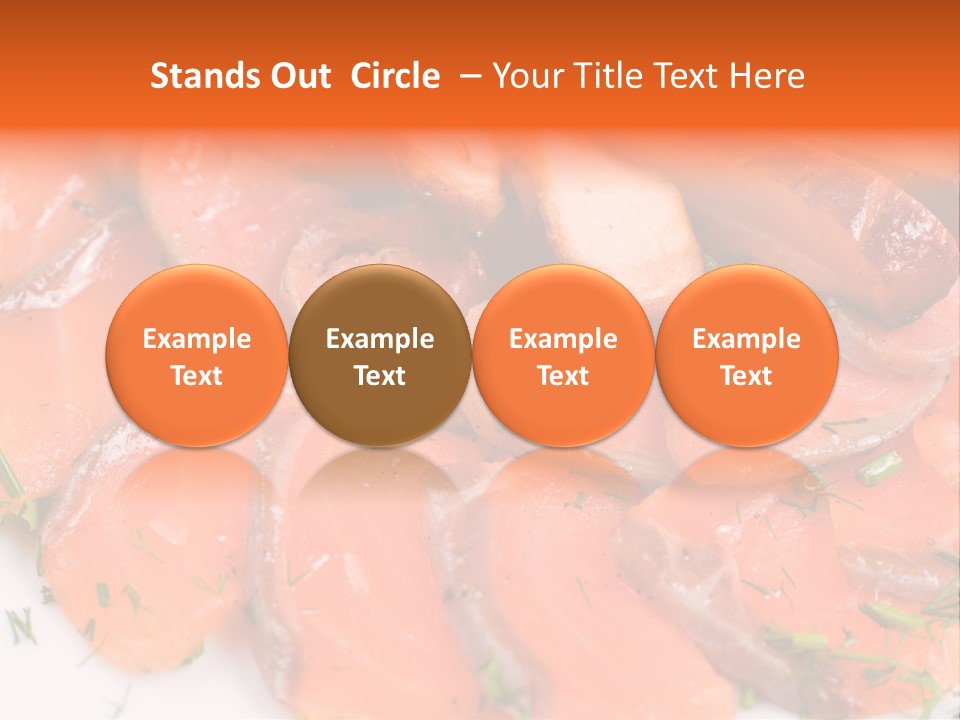 Salmon Meat PowerPoint Template
