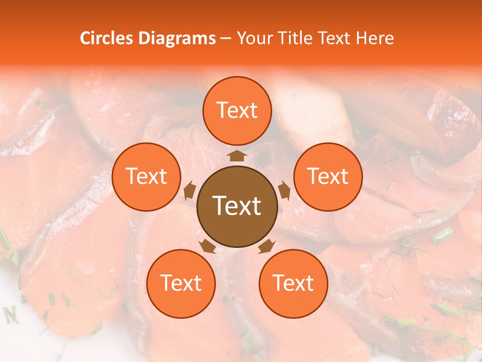 Salmon Meat PowerPoint Template