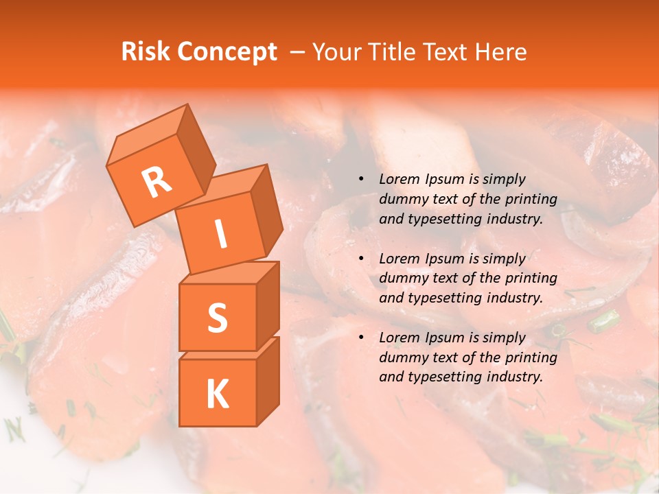 Salmon Meat PowerPoint Template