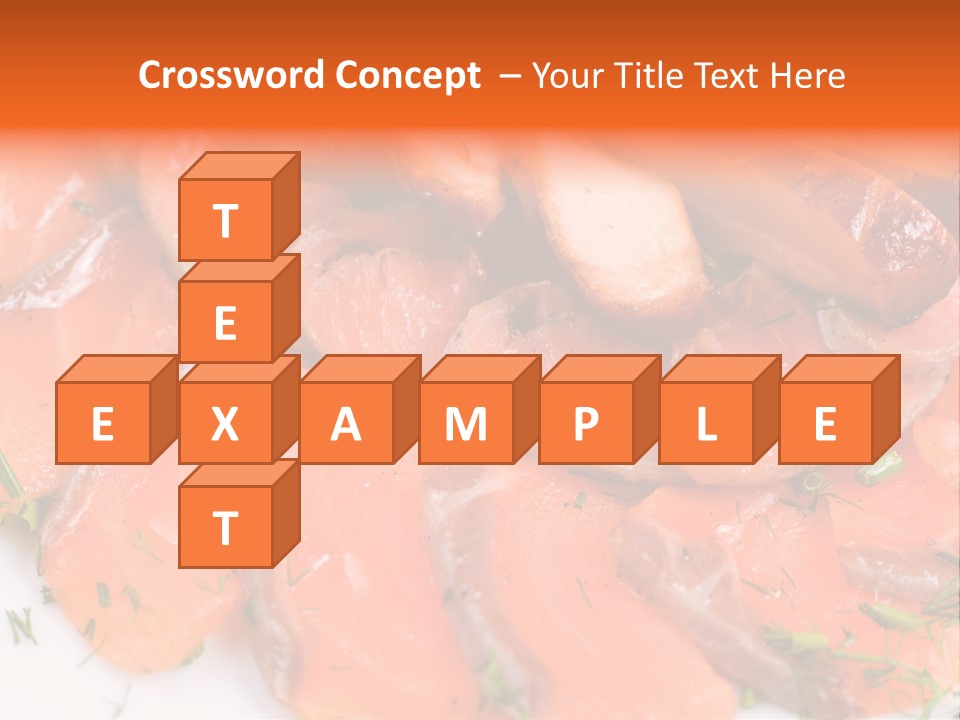 Salmon Meat PowerPoint Template