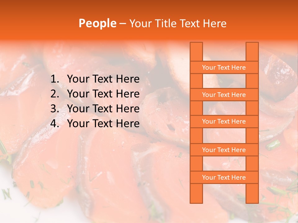 Salmon Meat PowerPoint Template