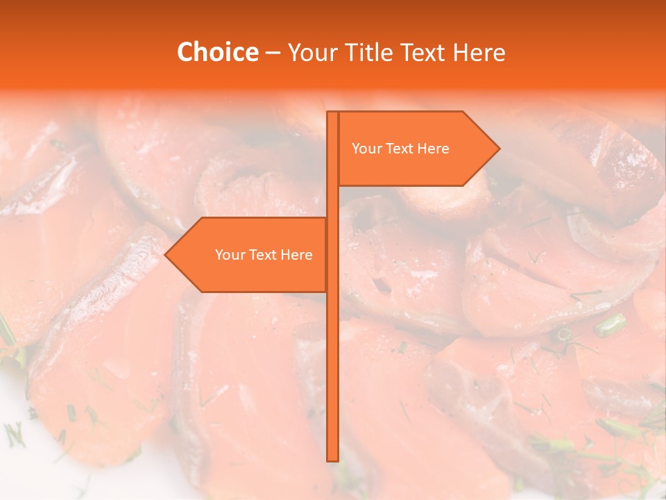 Salmon Meat PowerPoint Template