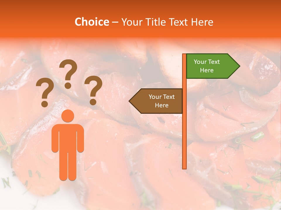 Salmon Meat PowerPoint Template
