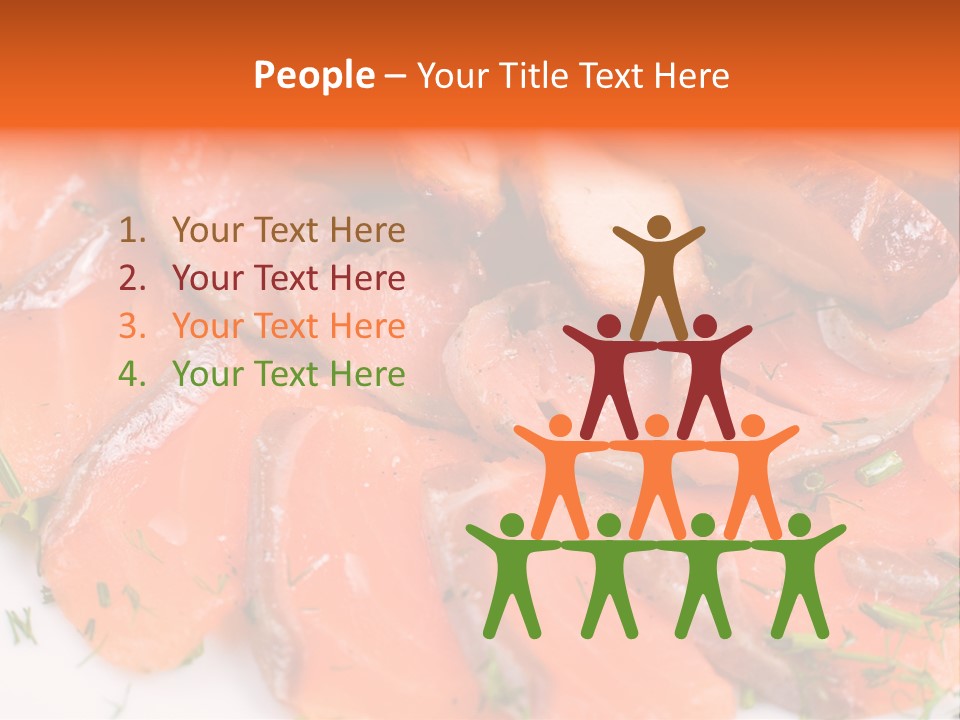 Salmon Meat PowerPoint Template