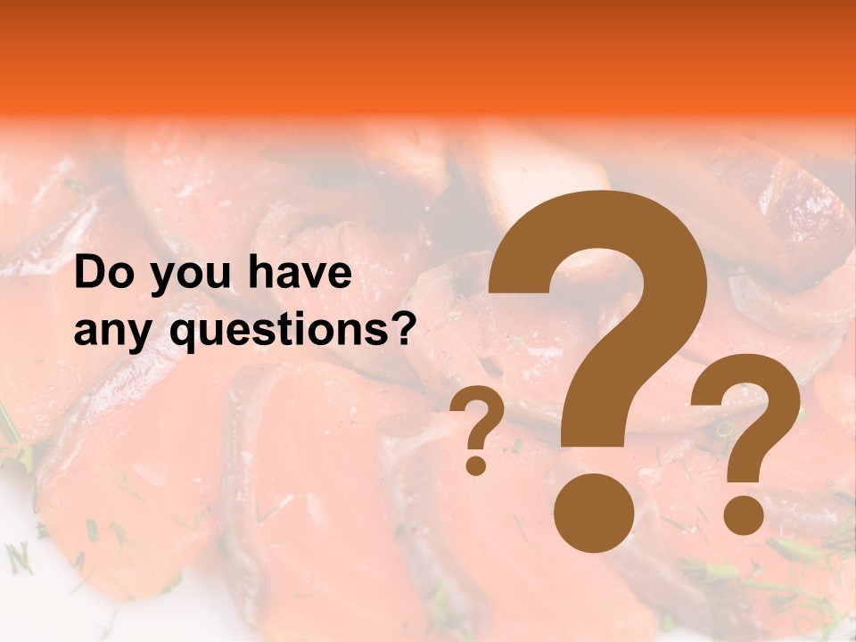Salmon Meat PowerPoint Template