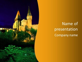 Tower Roman Architecture PowerPoint Template