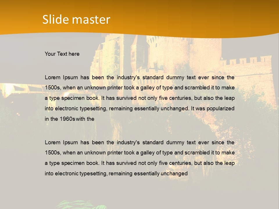 Tower Roman Architecture PowerPoint Template