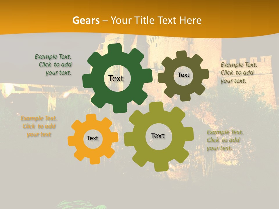 Tower Roman Architecture PowerPoint Template