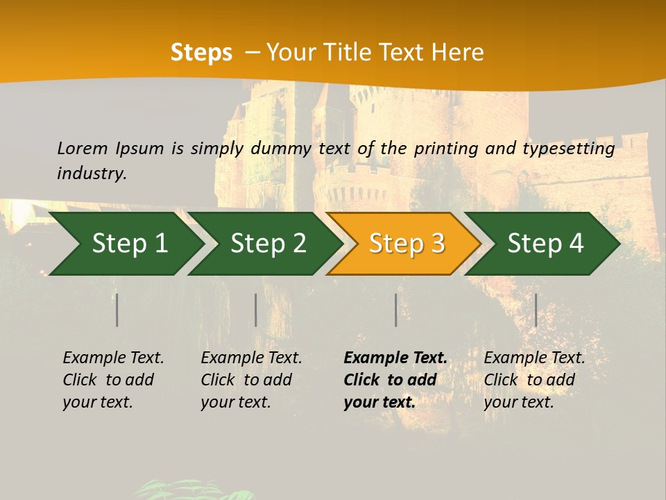 Tower Roman Architecture PowerPoint Template