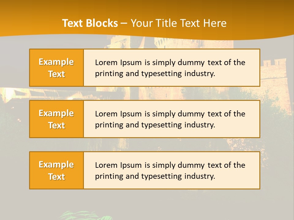 Tower Roman Architecture PowerPoint Template
