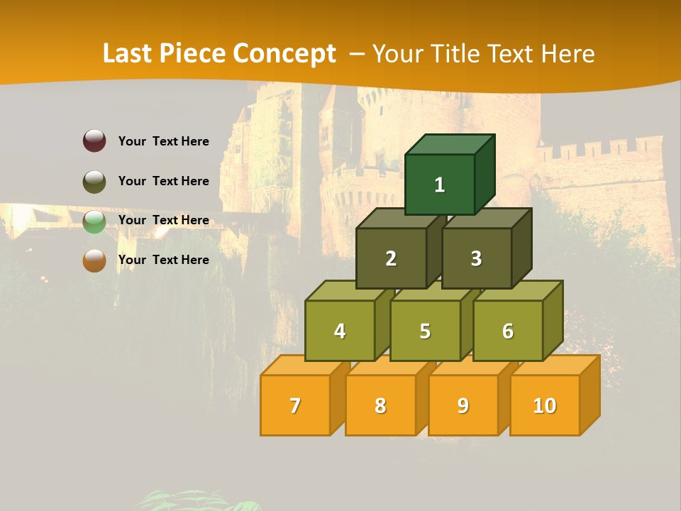 Tower Roman Architecture PowerPoint Template