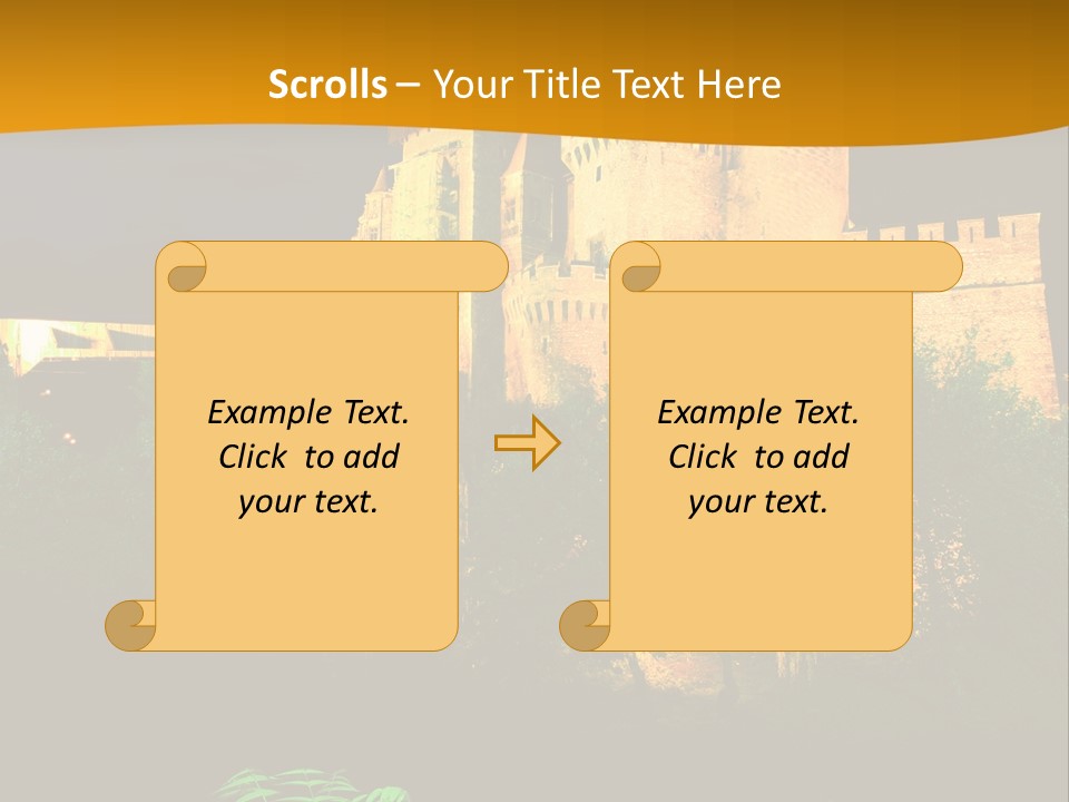 Tower Roman Architecture PowerPoint Template