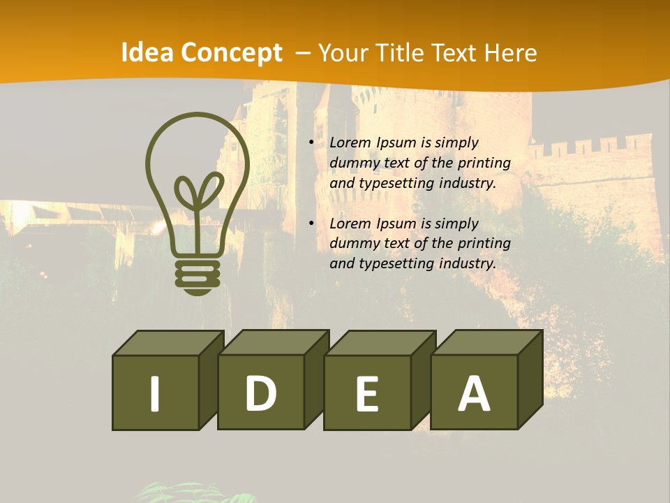 Tower Roman Architecture PowerPoint Template