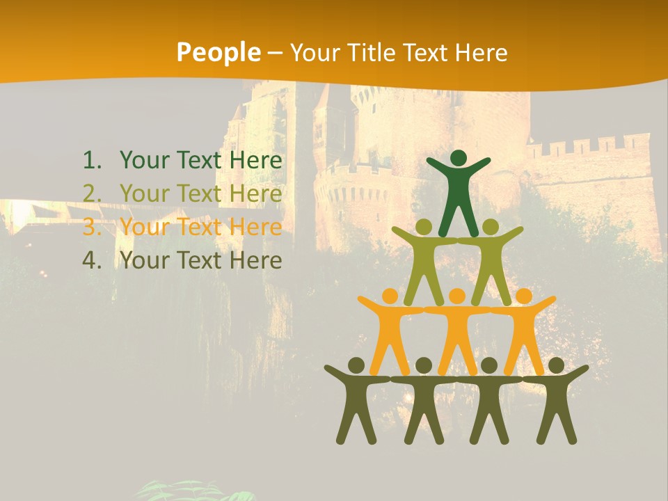 Tower Roman Architecture PowerPoint Template