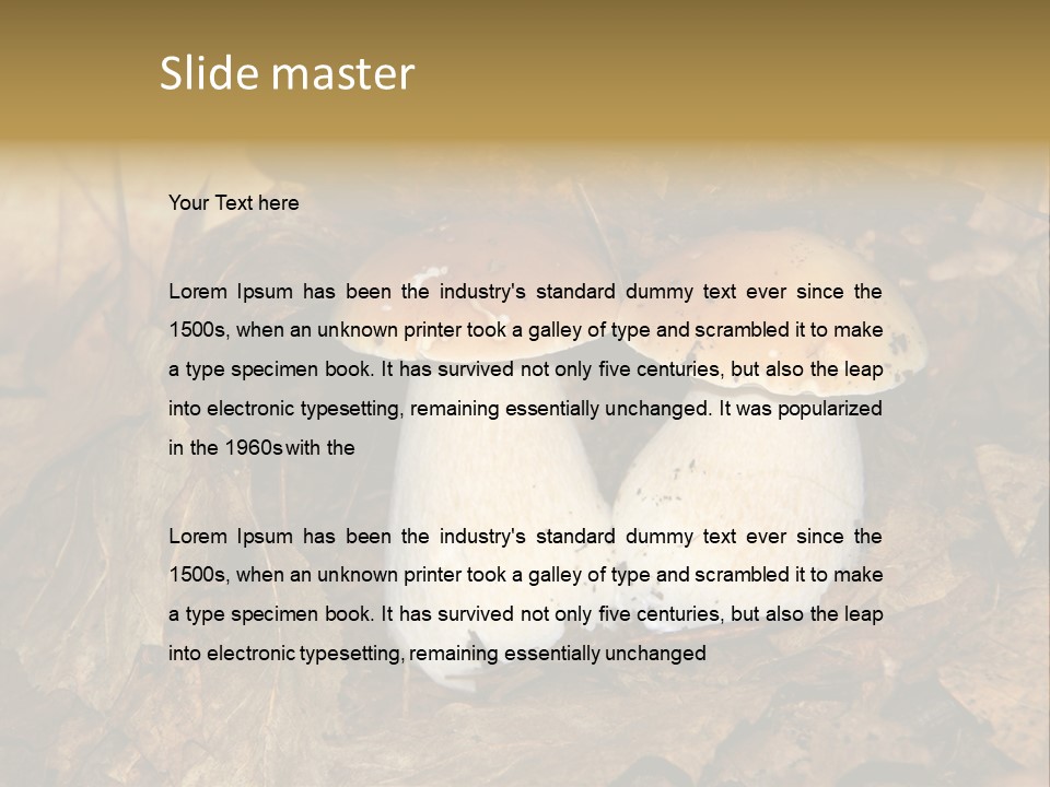 Botanical Season Natural PowerPoint Template