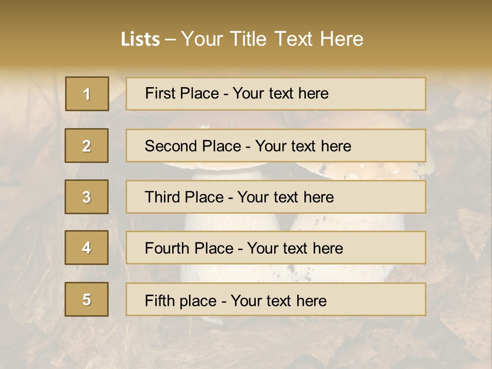 Botanical Season Natural PowerPoint Template