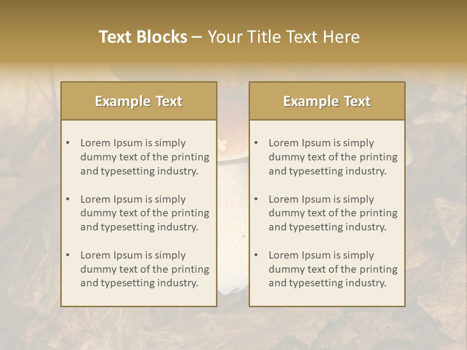 Botanical Season Natural PowerPoint Template
