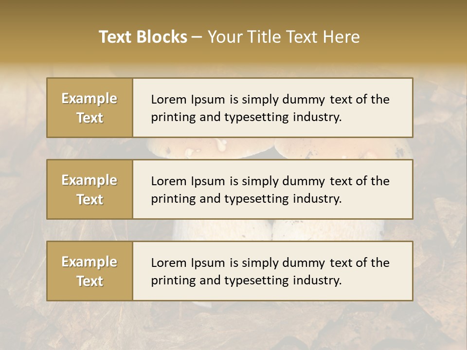 Botanical Season Natural PowerPoint Template