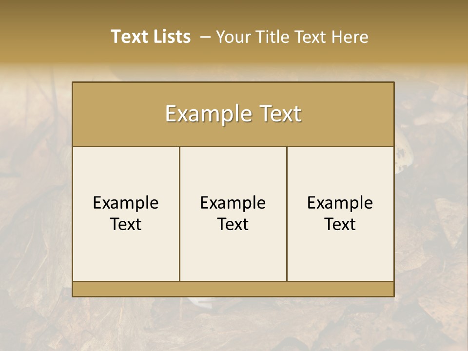 Botanical Season Natural PowerPoint Template
