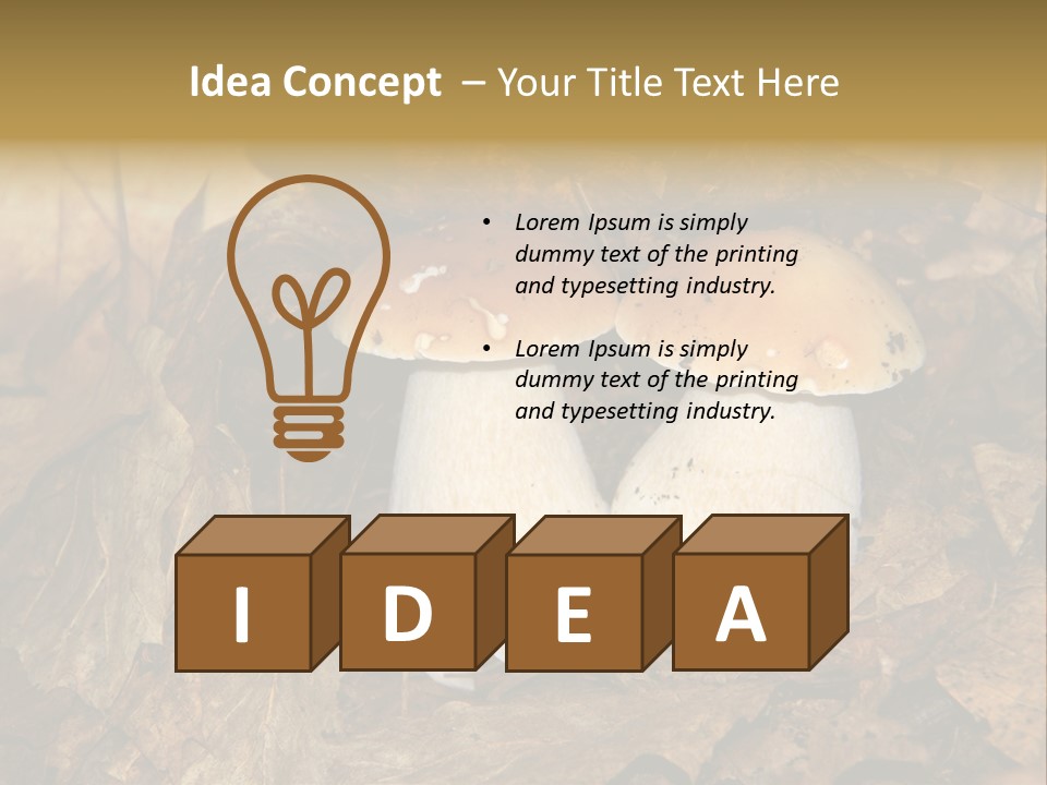 Botanical Season Natural PowerPoint Template