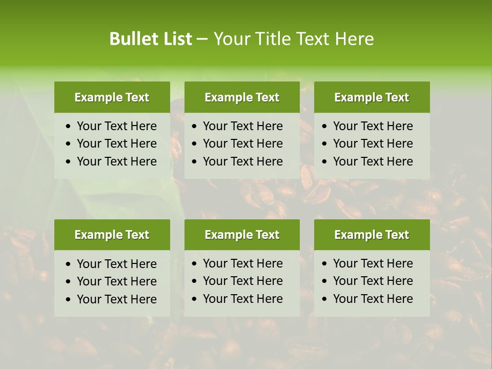 Coffee Beans PowerPoint Template