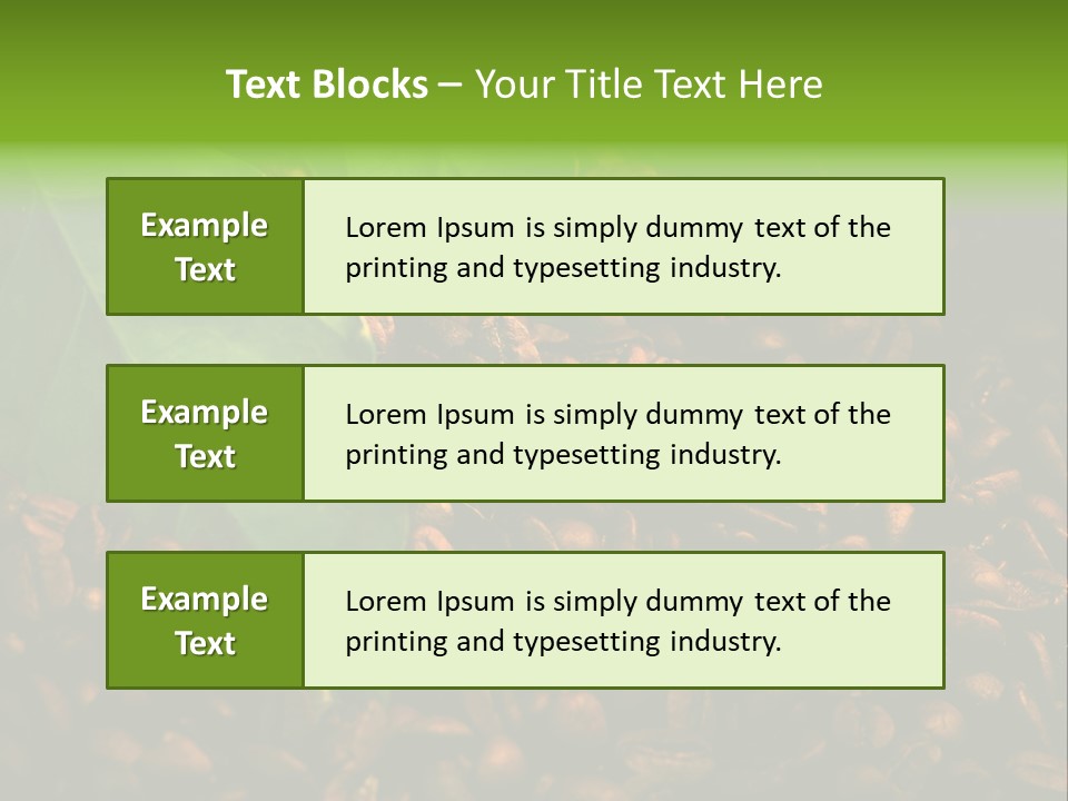 Coffee Beans PowerPoint Template