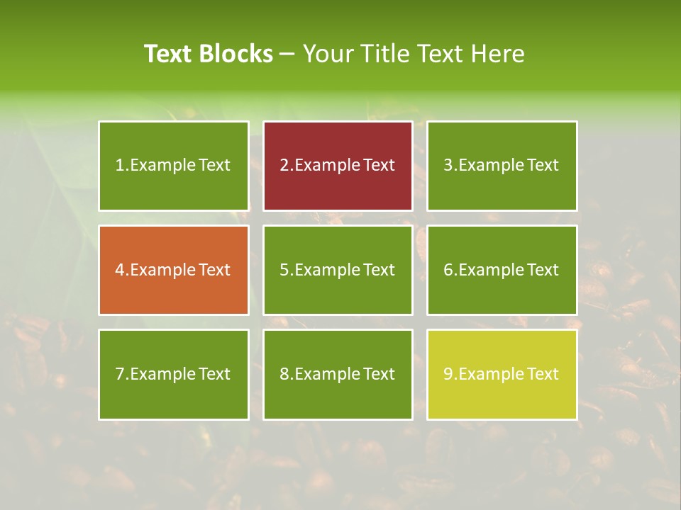 Coffee Beans PowerPoint Template